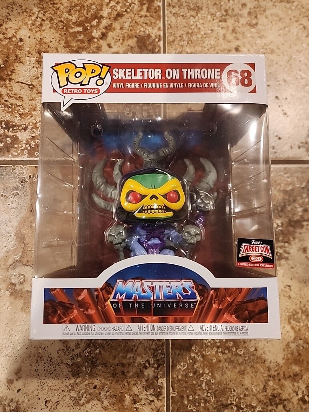 Brand New Funko Pop Deluxe: Masters of the Universe - Skeletor On Throne #68