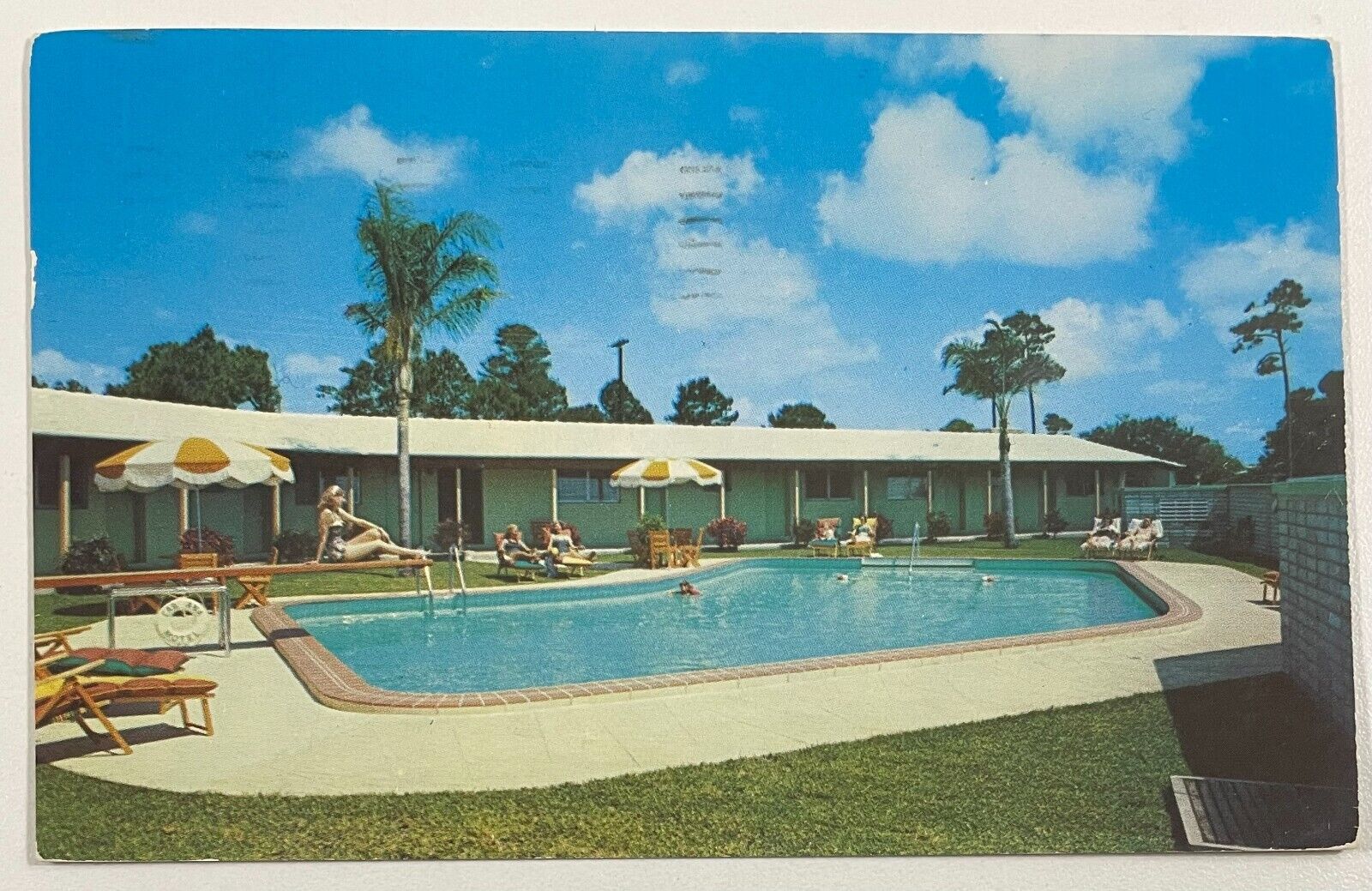 Coral Gables, FL/The New Cabana Motel VTG Postcard
