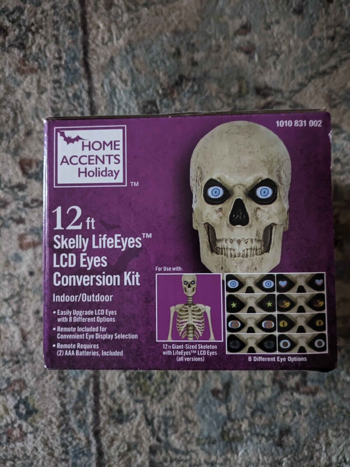12 ft. Skeleton Skelly Eye Kit - Home Accents Holiday Halloween In Hand