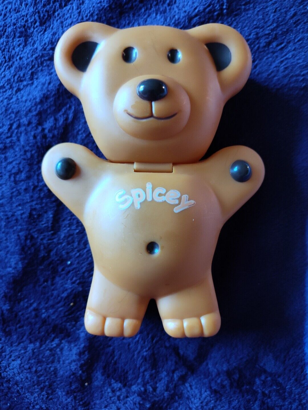 Teddy Grahams Bear Container Spicey 1999 Vintage