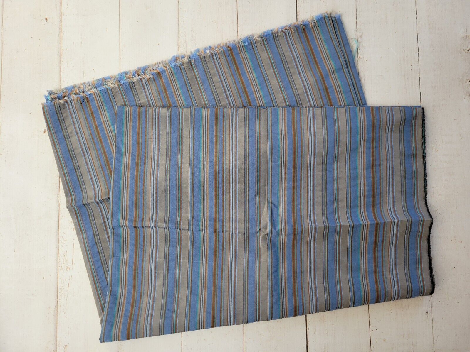 Woven Silk Fabric with Stripes - Lightweight - Apparel - 2 Yds by 59\