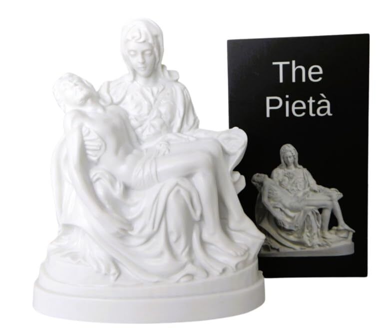 Westmon Works Pieta Mini Statue Set with Information Card Inspirational... 