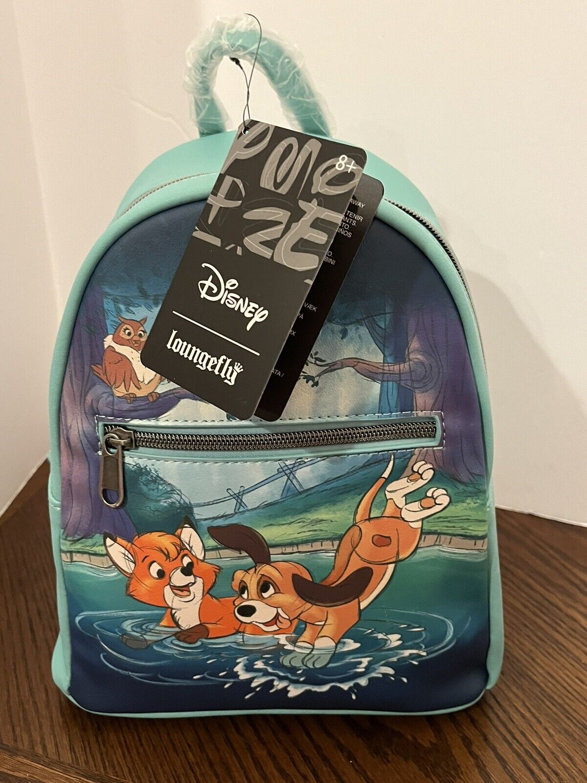 Loungefly Disney The Fox and the Hound Playtime Mini Backpack NWT Unopened