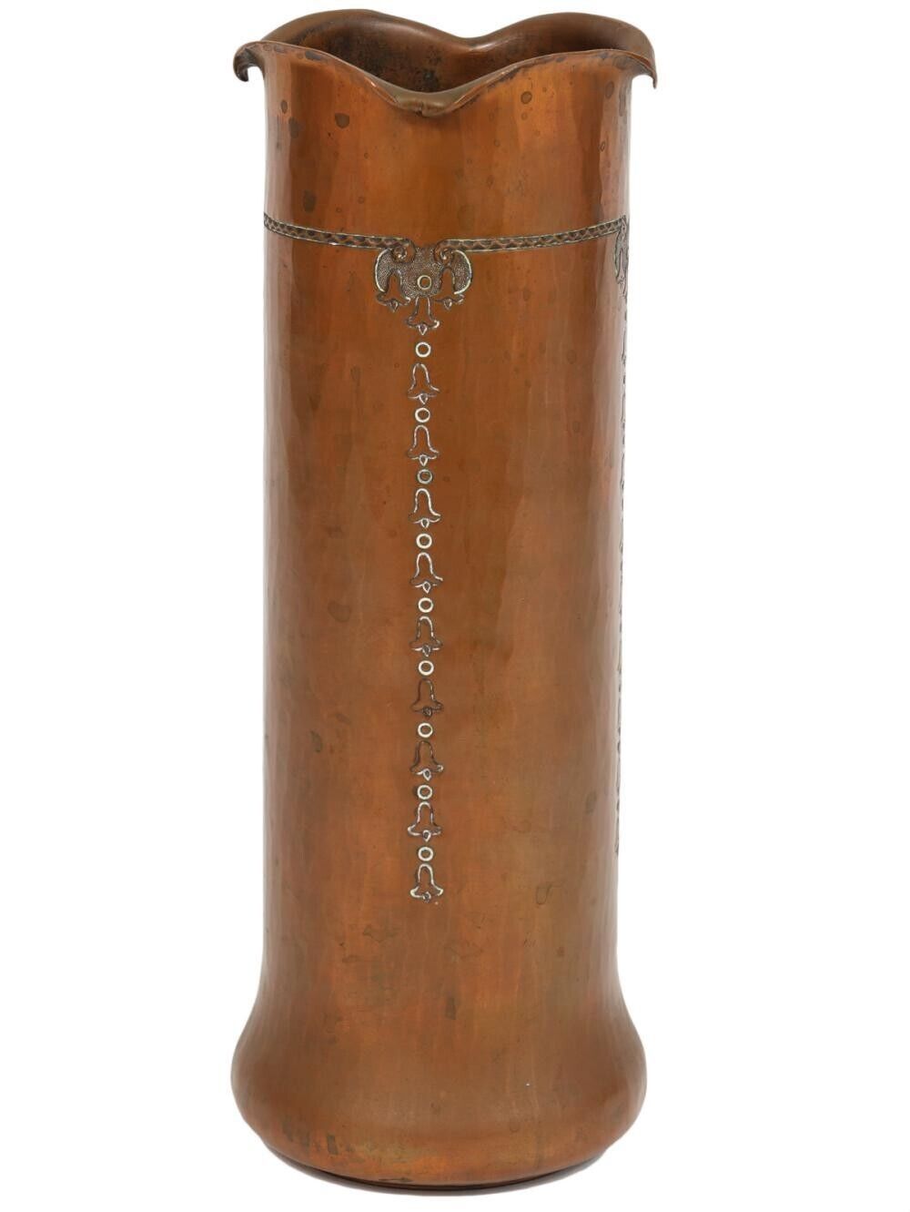 Roycroft Hammered Copper Bellflower Vase