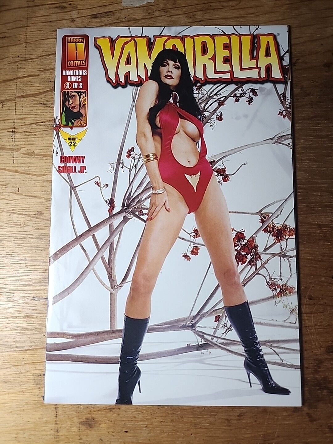 Vampirella Dangerous Games Issue 2 - Julie Strain photo cover Harris Comics