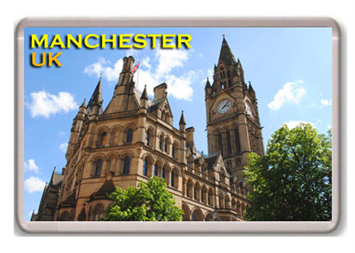 Manchester England UK Fridge Magnet Souvenir