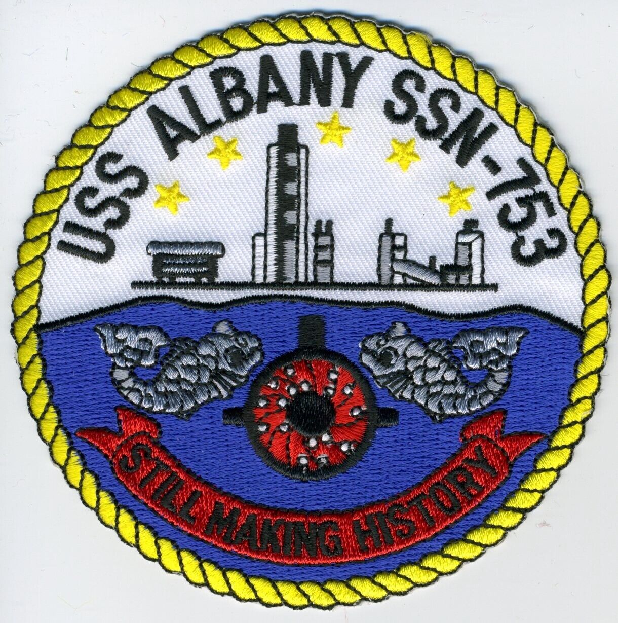 USS Albany SSN 753 - 4 inch EonT, Submarine Patch BCP C5537