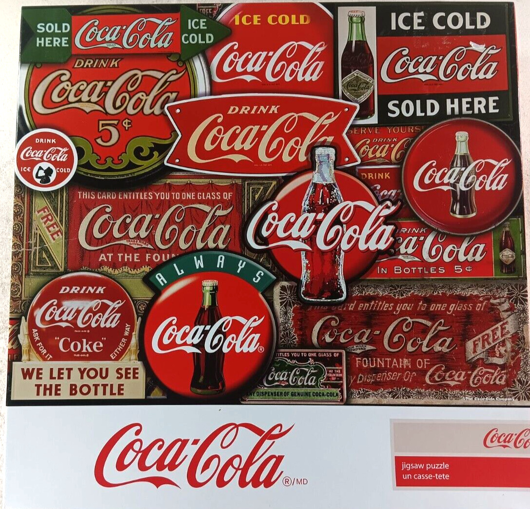 Coca Cola Classic Signs 2000 Piece Jigsaw Puzzle by Springbok
