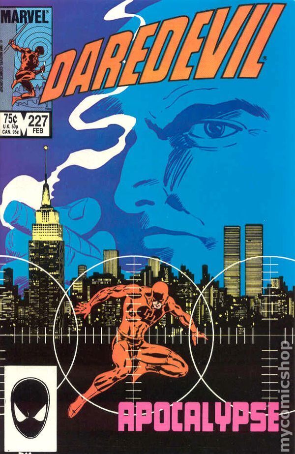 Daredevil #227 FN 1986 Stock Image