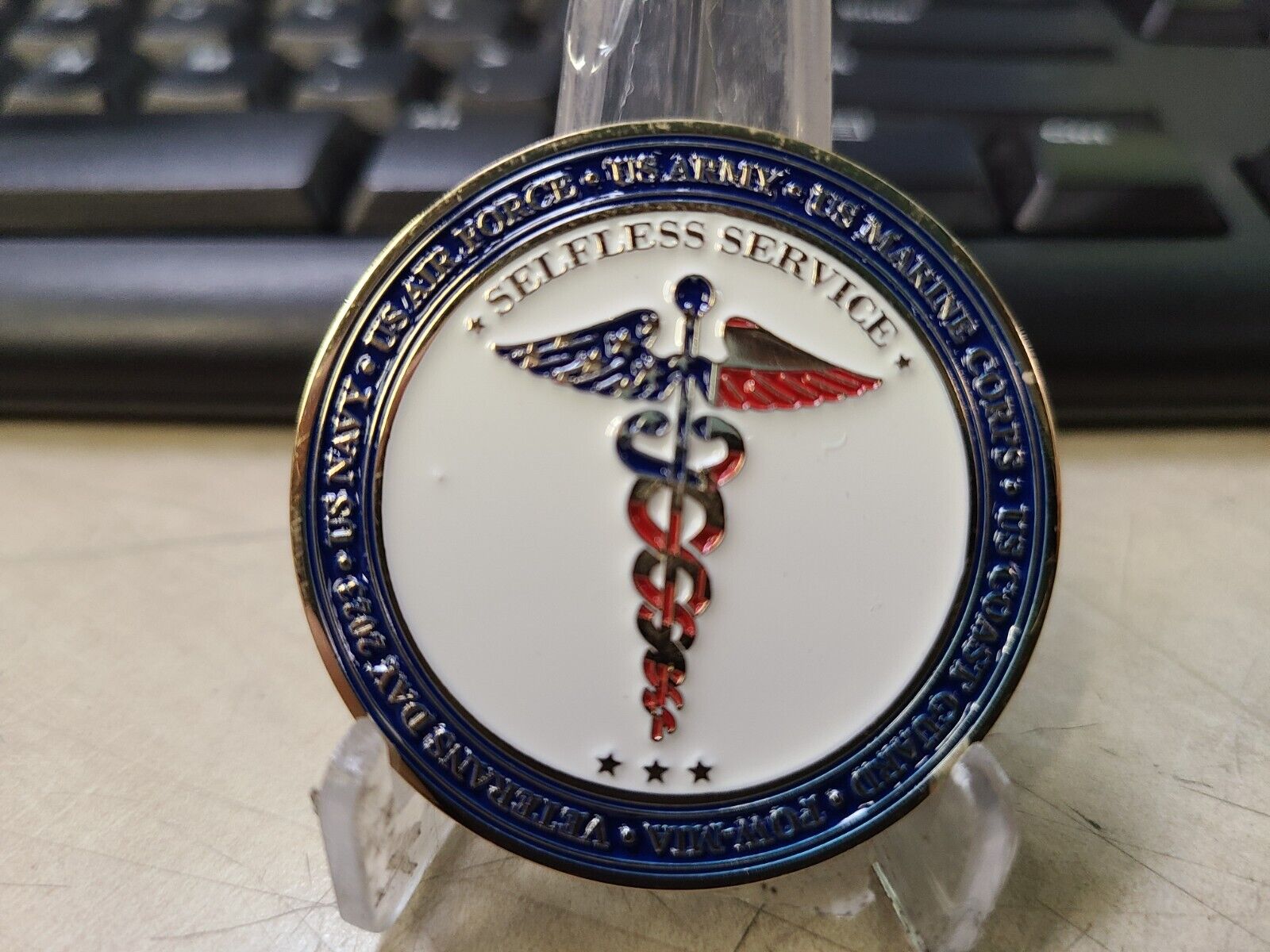 Bronson Thanks you For Your Service Selfless Service Challenge Coin