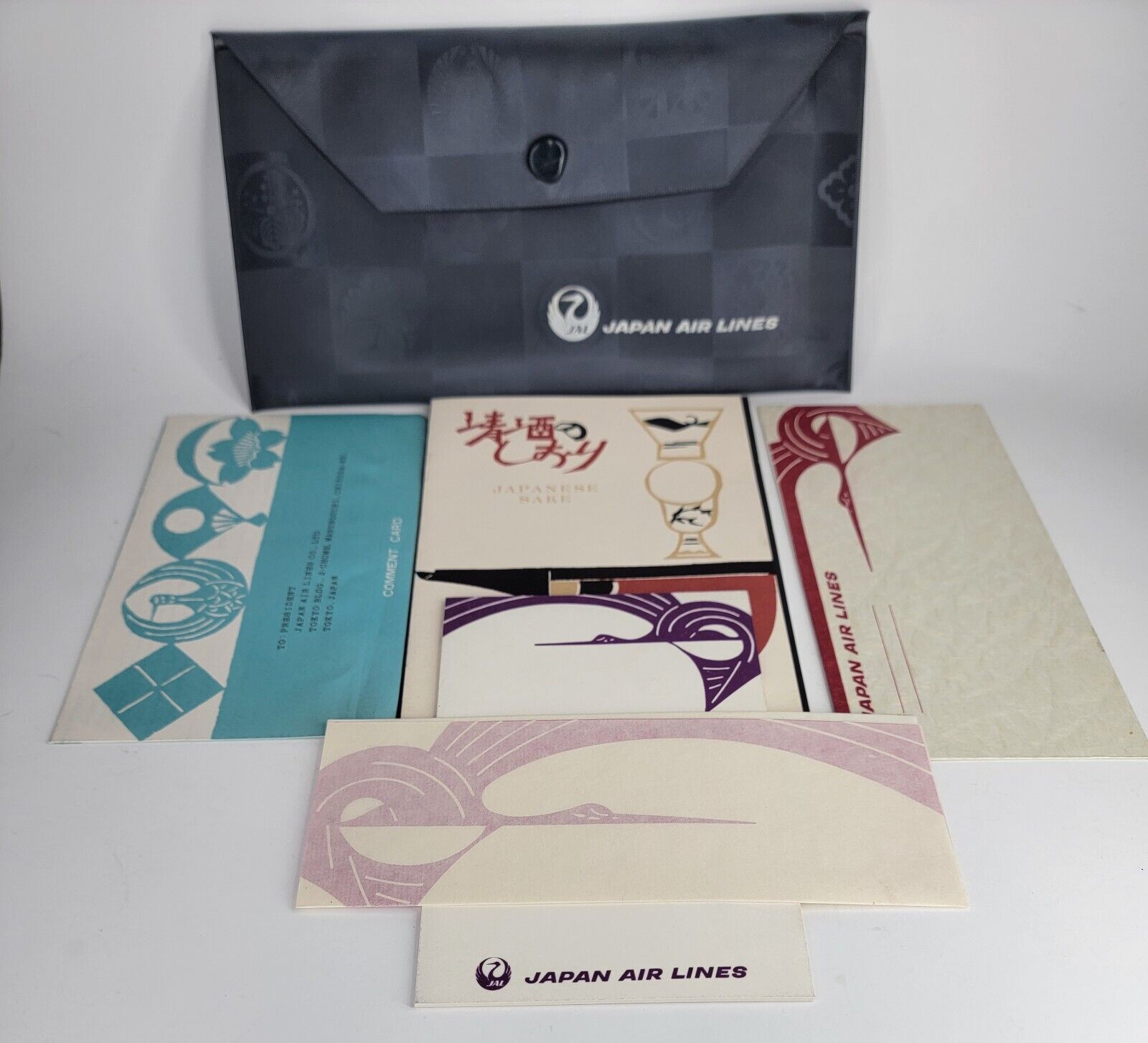 Vintage Passenger Gift Package JAL Japan Airlines Japanese - Brochures