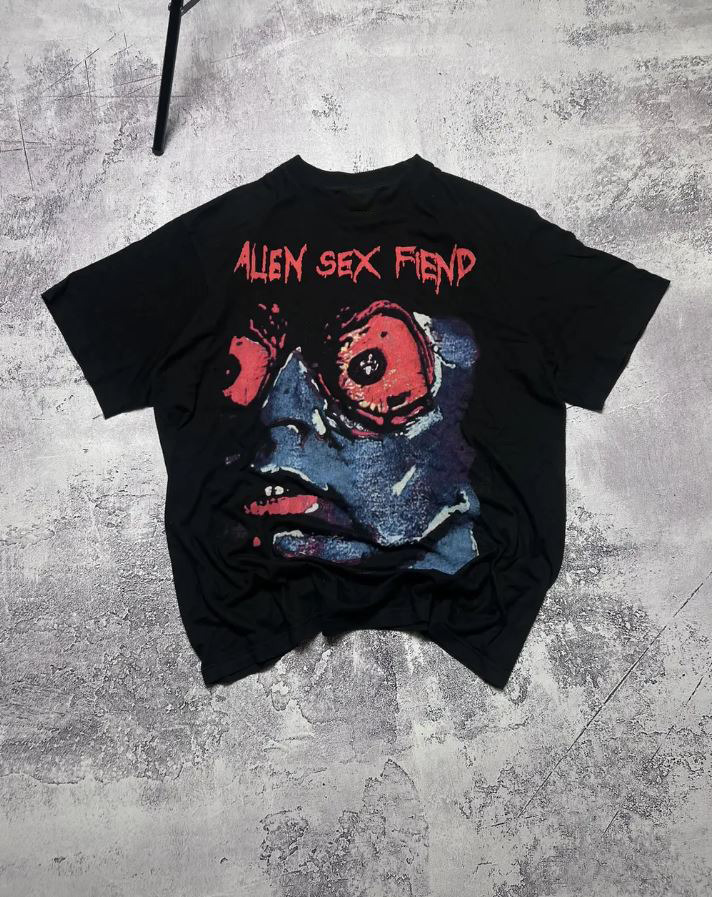 Alien Sex Fiend Band Album Acid Bath Unisex T-Shirt All Size S-5XL