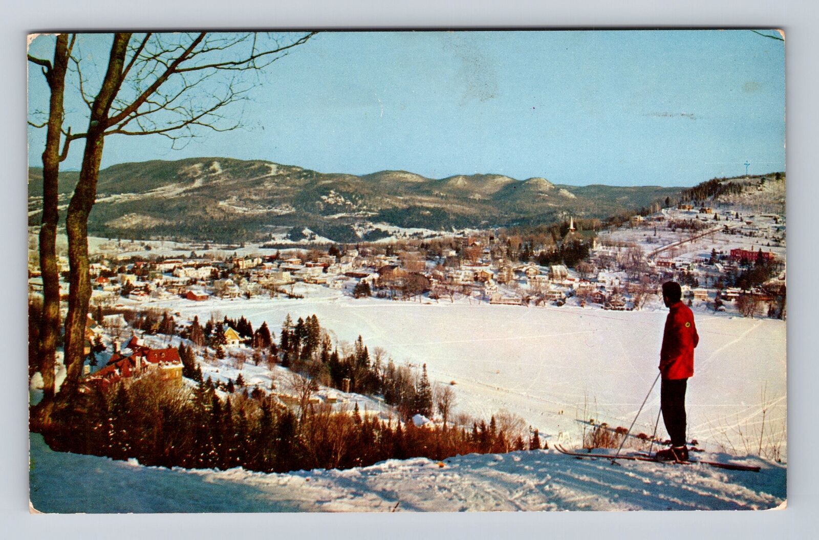 St Adel-en-Haut Quebec-Canada, Laurentians Mountains, Vintage Souvenir Postcard