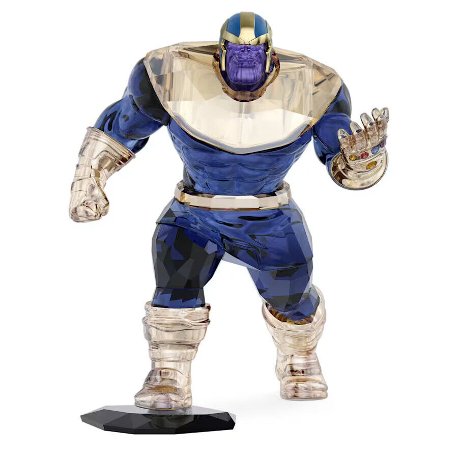 Swarovski Crystal Marvel Thanos Figurine Decoration, Blue, 5677297