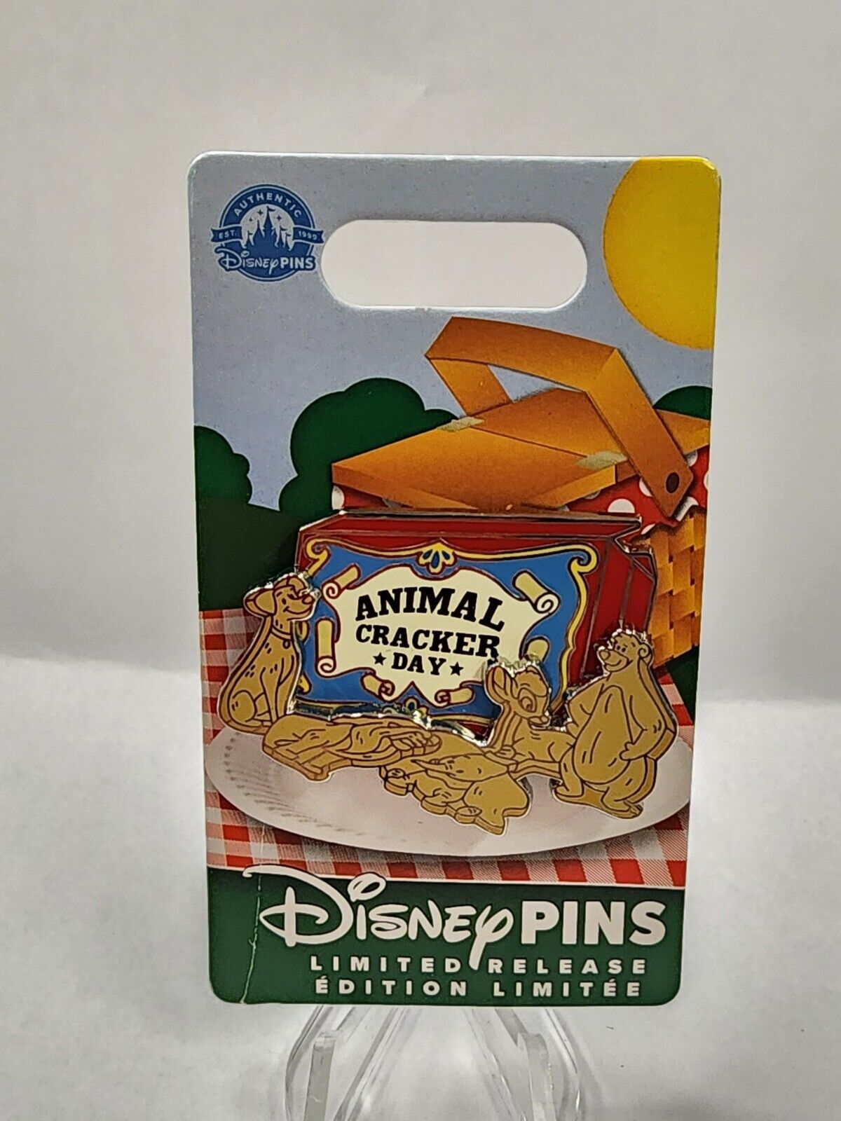 Disney Parks 2023 Animal Cracker Day Bambi Dumbo Lion King Limited Release Pin