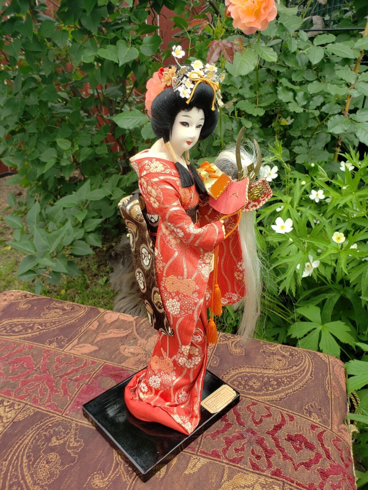 Oriental Traditional Beautiful Display Doll Collectible 1940\'s YAGAKAHUME 