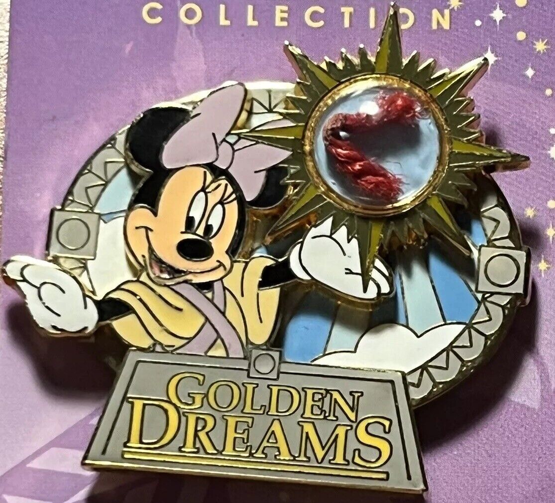 Disney Pin DLR Piece of Disney History II Golden Dreams Minnie 77544 LE NOC