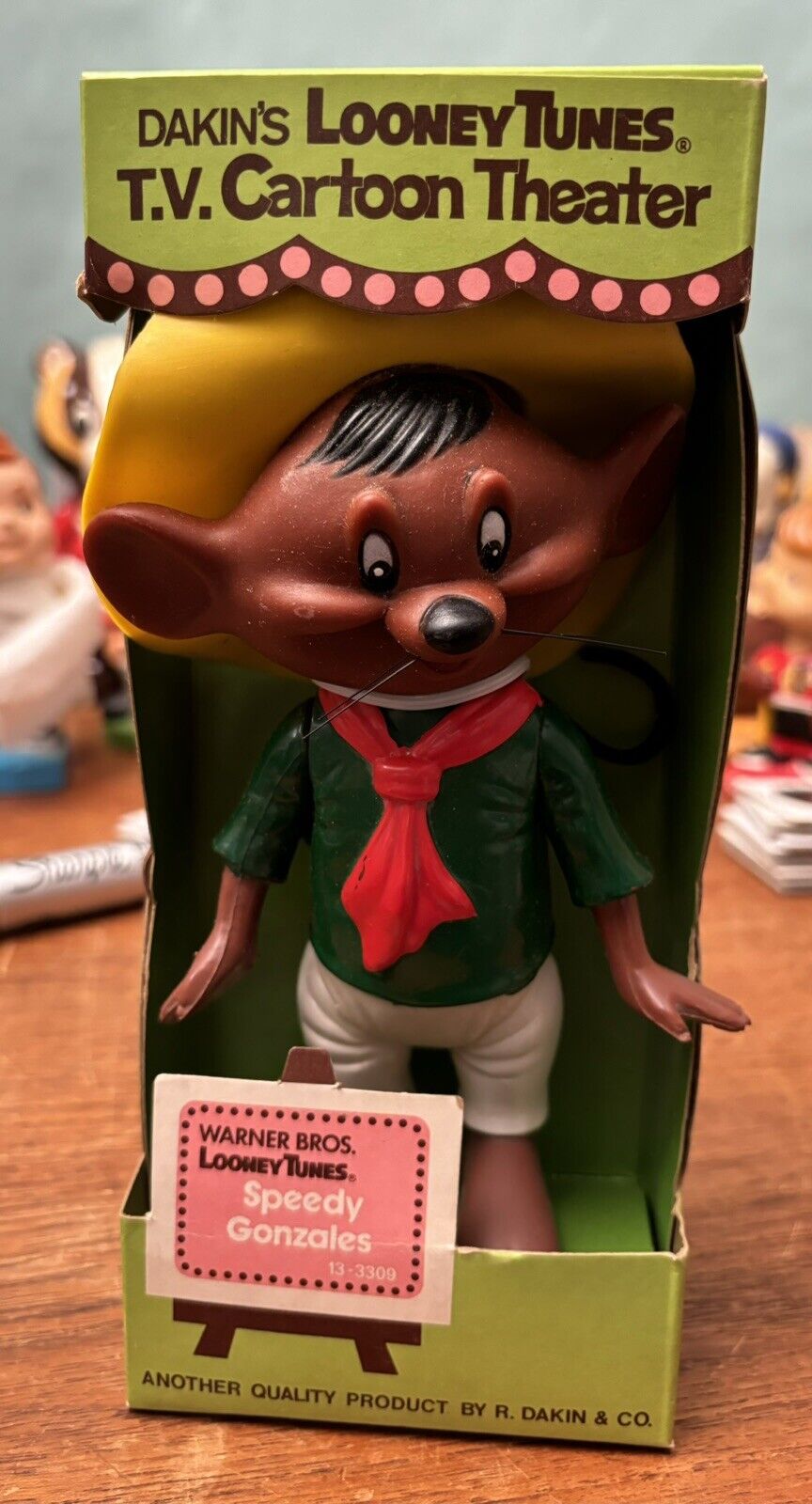 1976 Looney Tunes DAKIN Speedy Gonzales Figure In Box