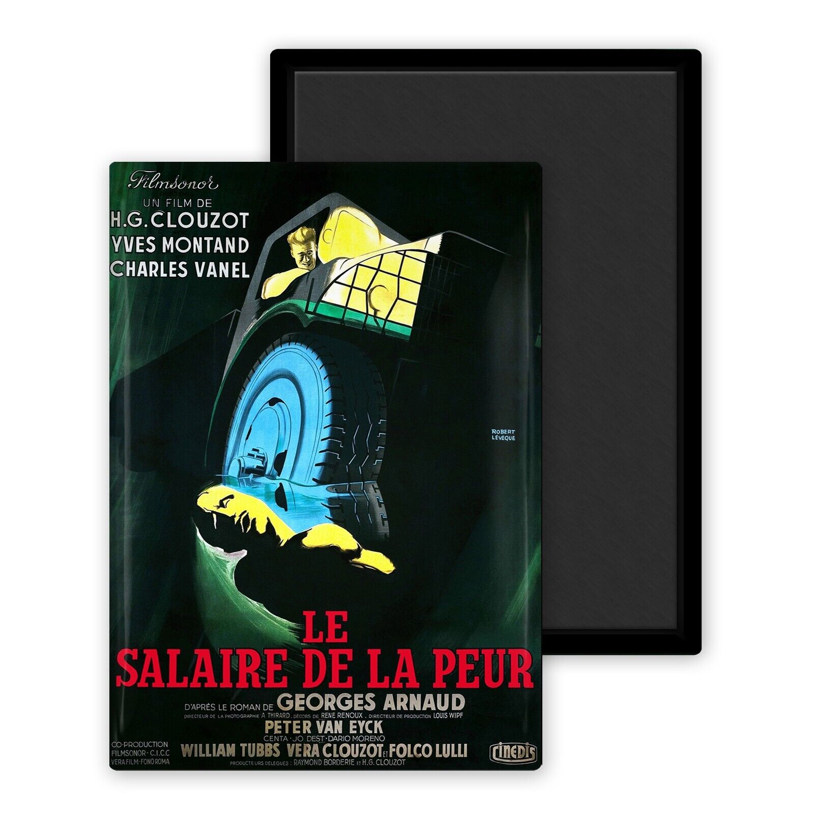 1953 Le Salaire de la fear version 1-magnet frigo 54x78mm