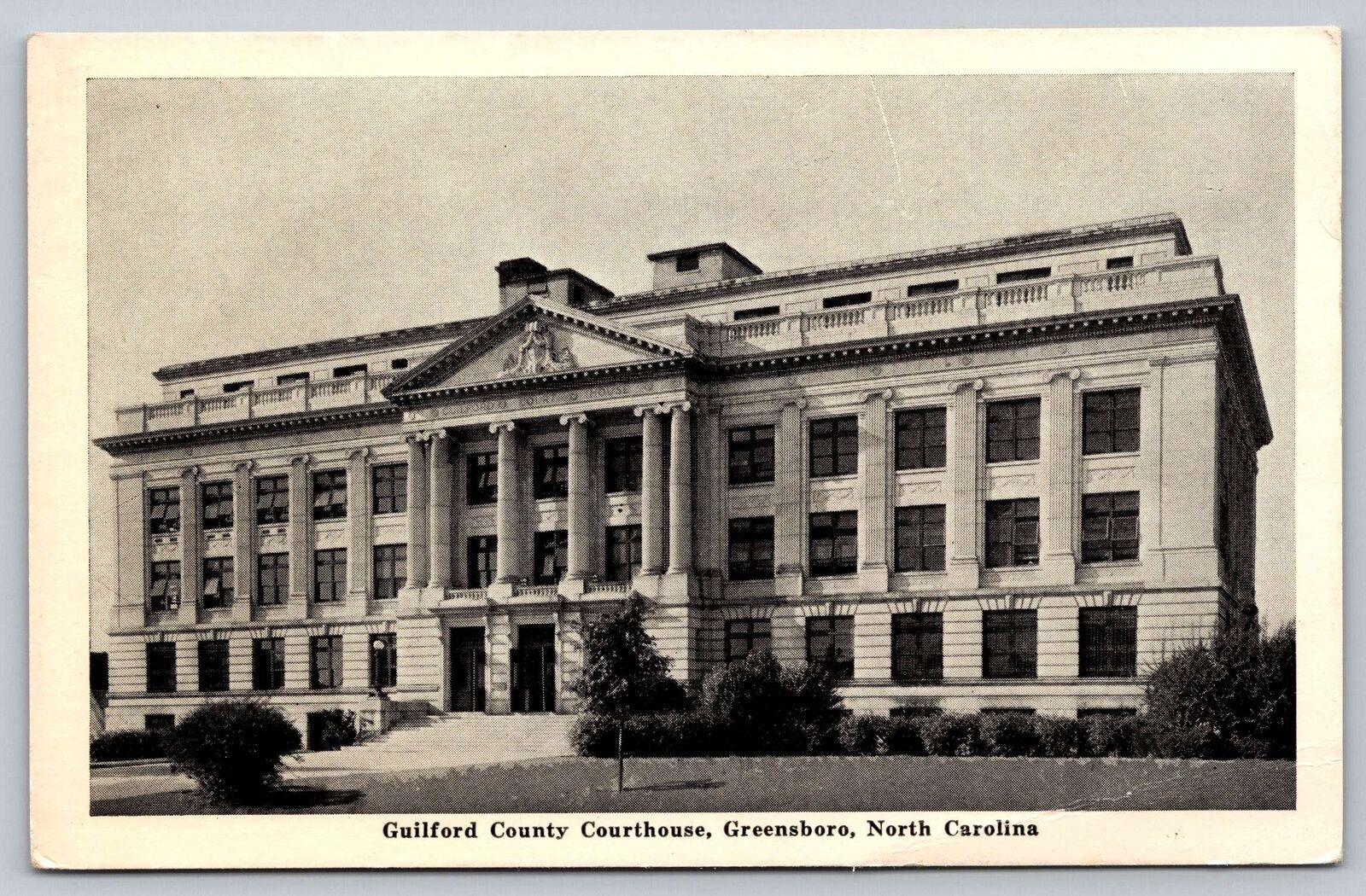Greensboro NC - Guilford County Courthouse - 1943
