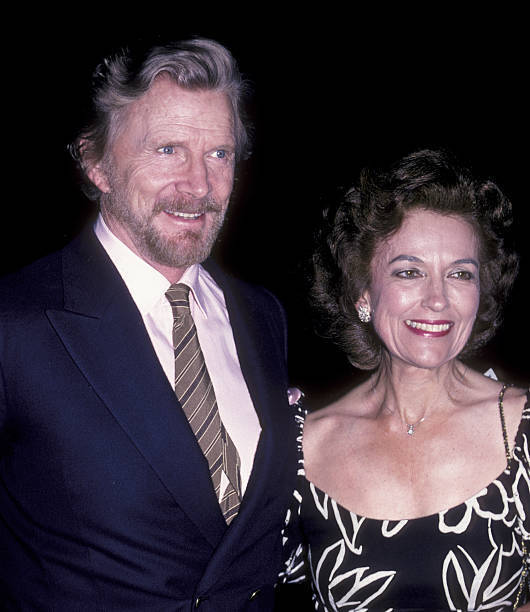 Steve Forrest and wife attend CBS TV Affiliates Party on June- 1986 Old Photo 3