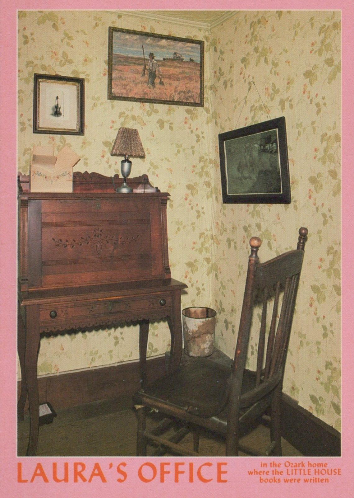 Laura\'s Ingalls Office In Ozark Home Little House Books Written 6x4 Postcard