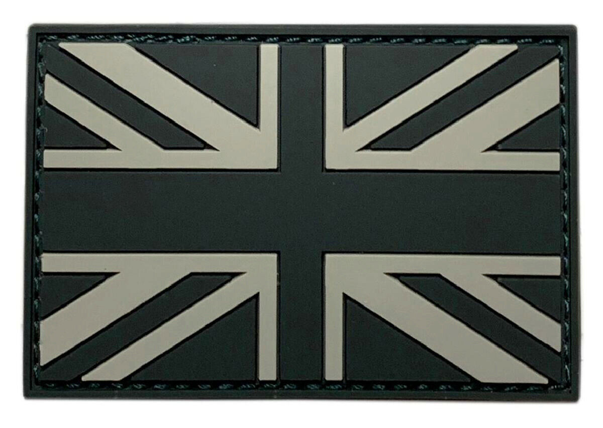 UK British Flag Tactical Patch [3D-PVC Rubber - Hook Fastener-PF1]
