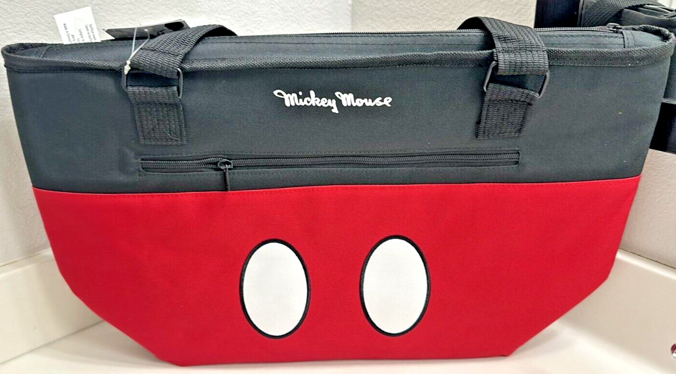 *NWT DISNEY Mickey Mouse Pants Bag Cooler Insulated Picnic Beach Strap