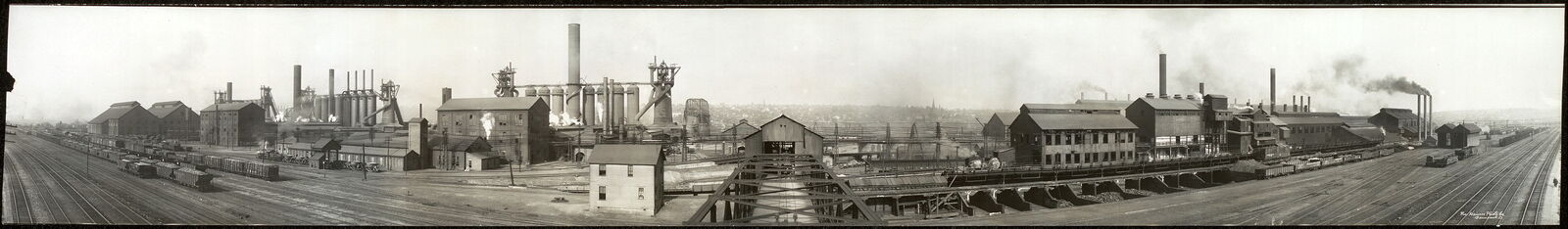 1910 Panoramic: Ohio Works of the Carnegie Steel Company,Youngstown,Ohio