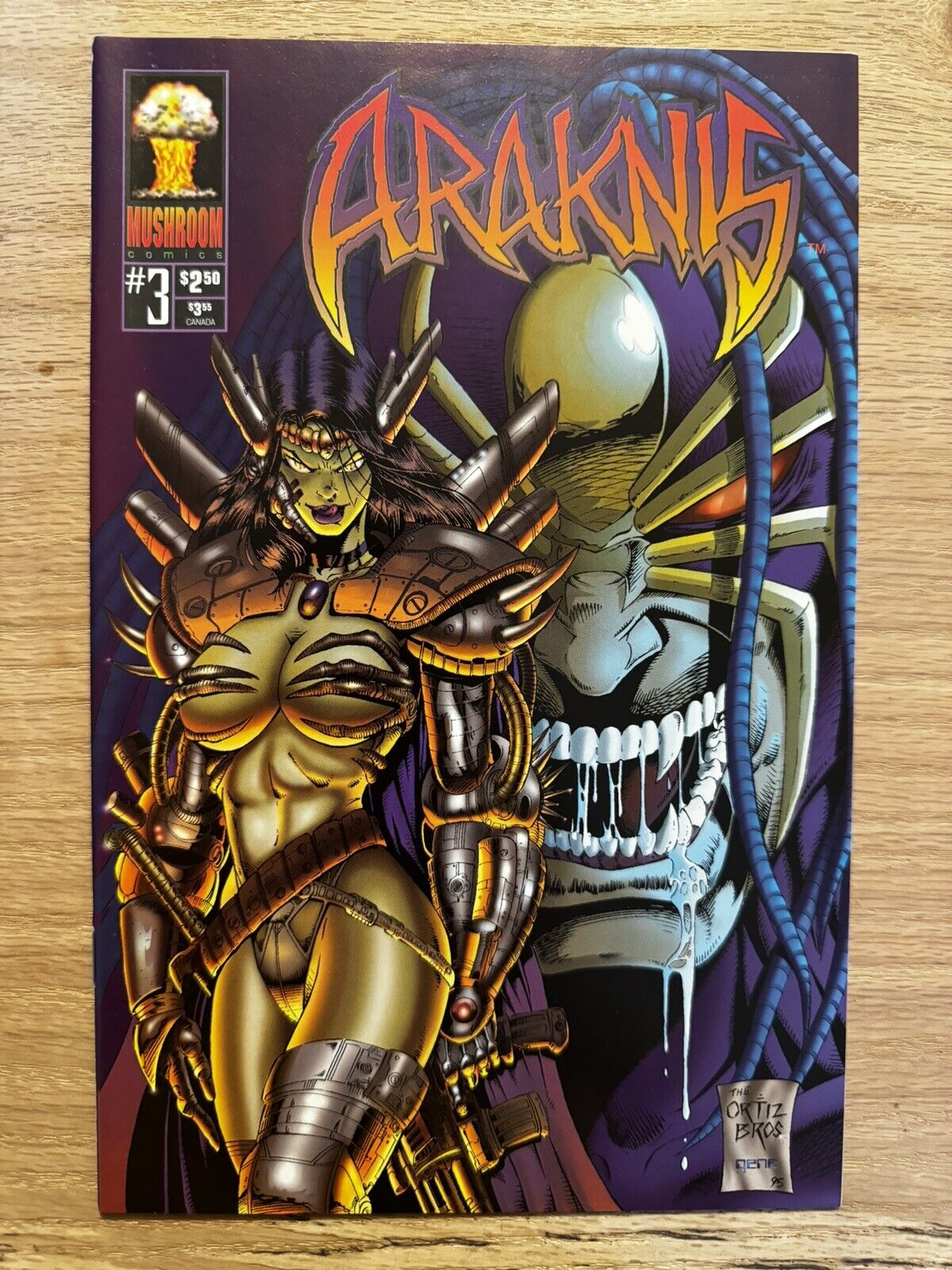 ARAKNIS (1995 Series)  (MUSHROOM COMICS) #3 Good Comics Book