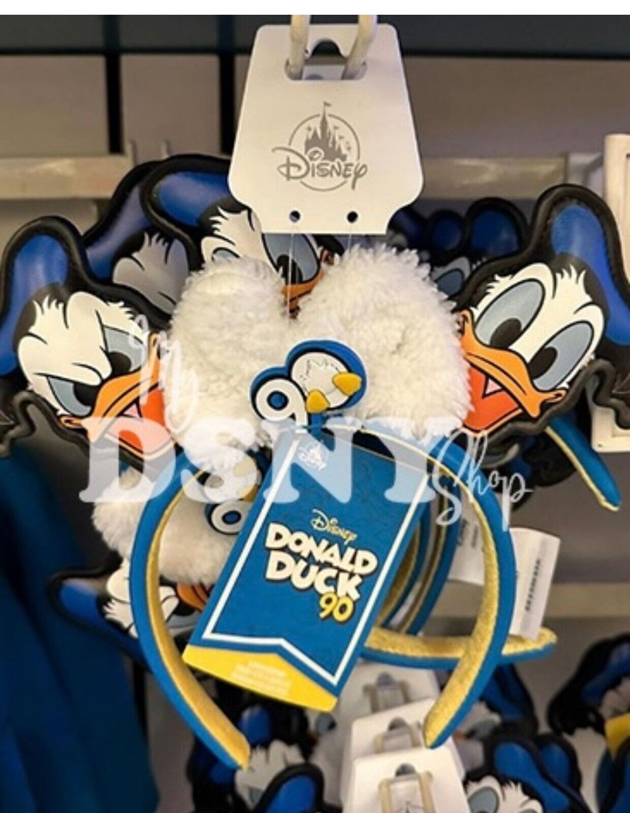 2024 Disney Parks Donald Duck 90th Anniversary Ears Headband NWT.
