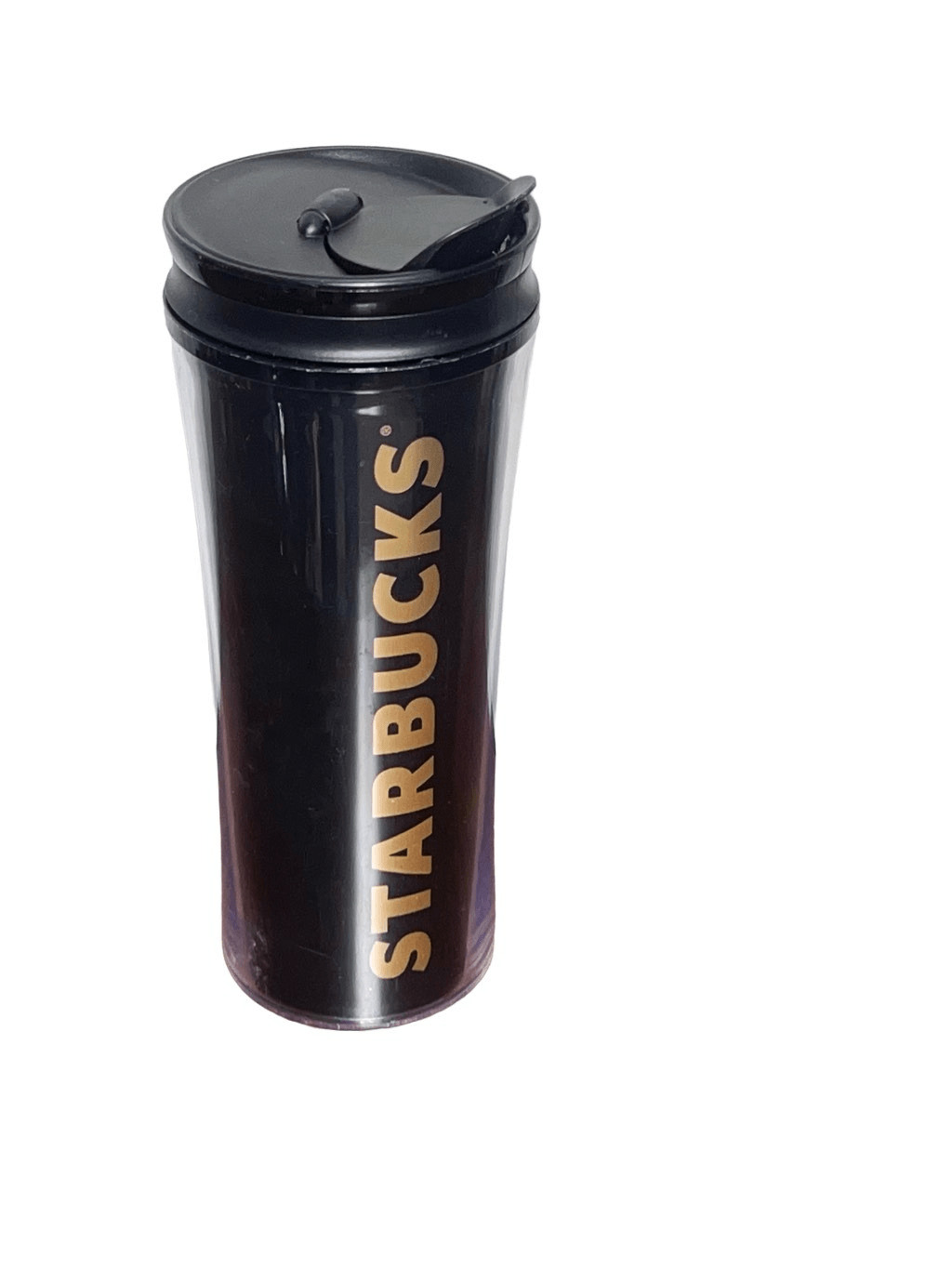 Starbucks 2015 Black and Gold Travel Mug Tumbler