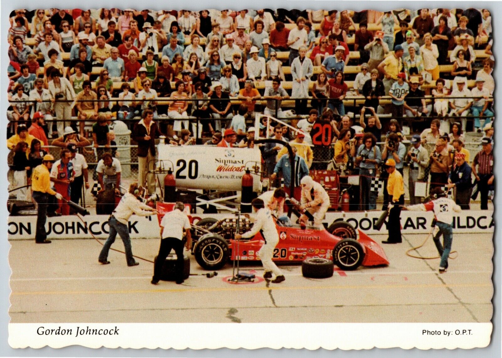 Vintage Indy 500 Postcard c1973 \