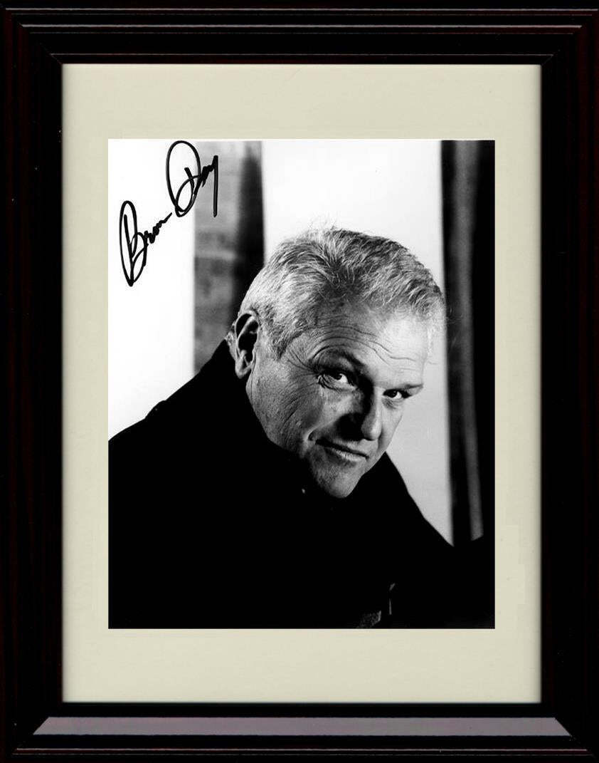 Unframed Brian Dennehy Autograph Promo Print - Headshot Black and White