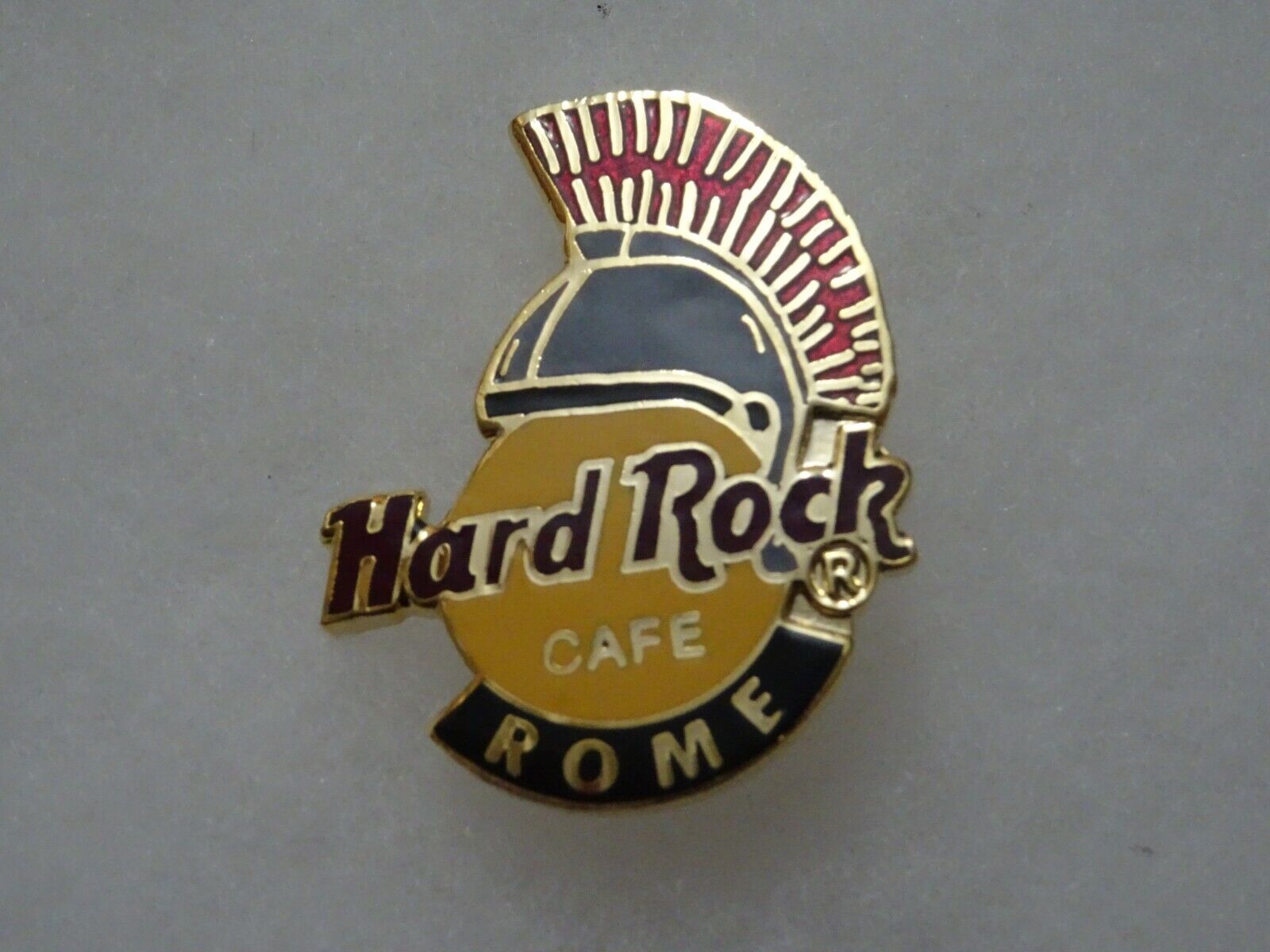 Hard Rock Cafe pin Rome Classic logo Centurion helmet