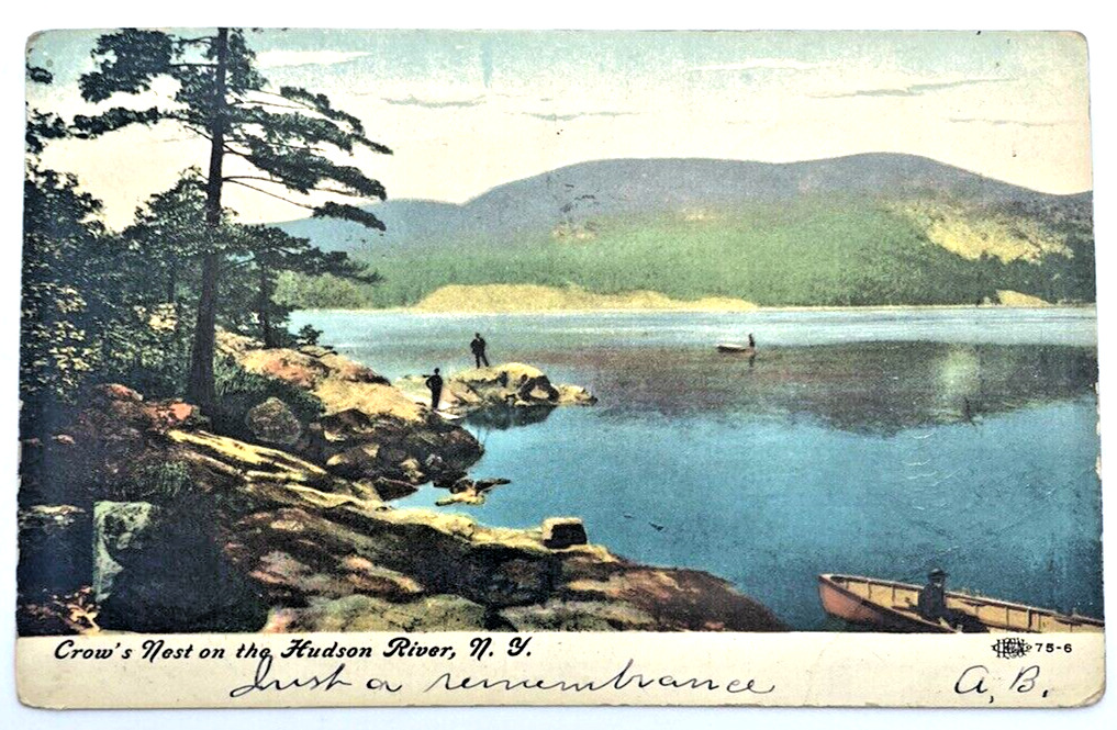 Highland Falls West Point NY Antique Postcard Crow\'s Nest Hudson River 1908