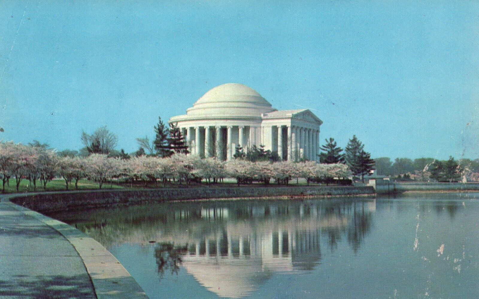 Postcard Washington DC Thomas Jefferson Memorial Chrome Vintage PC G9162