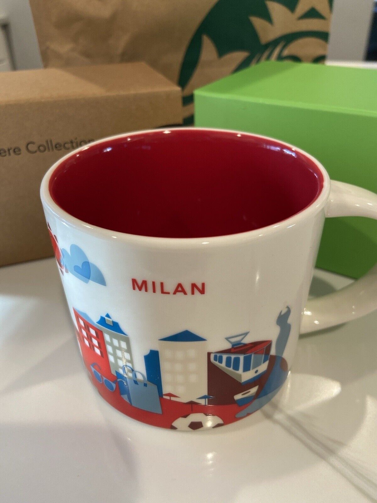 🇮🇹Starbucks Milan Italy YAH 14oz Mug New In Box🇮🇹