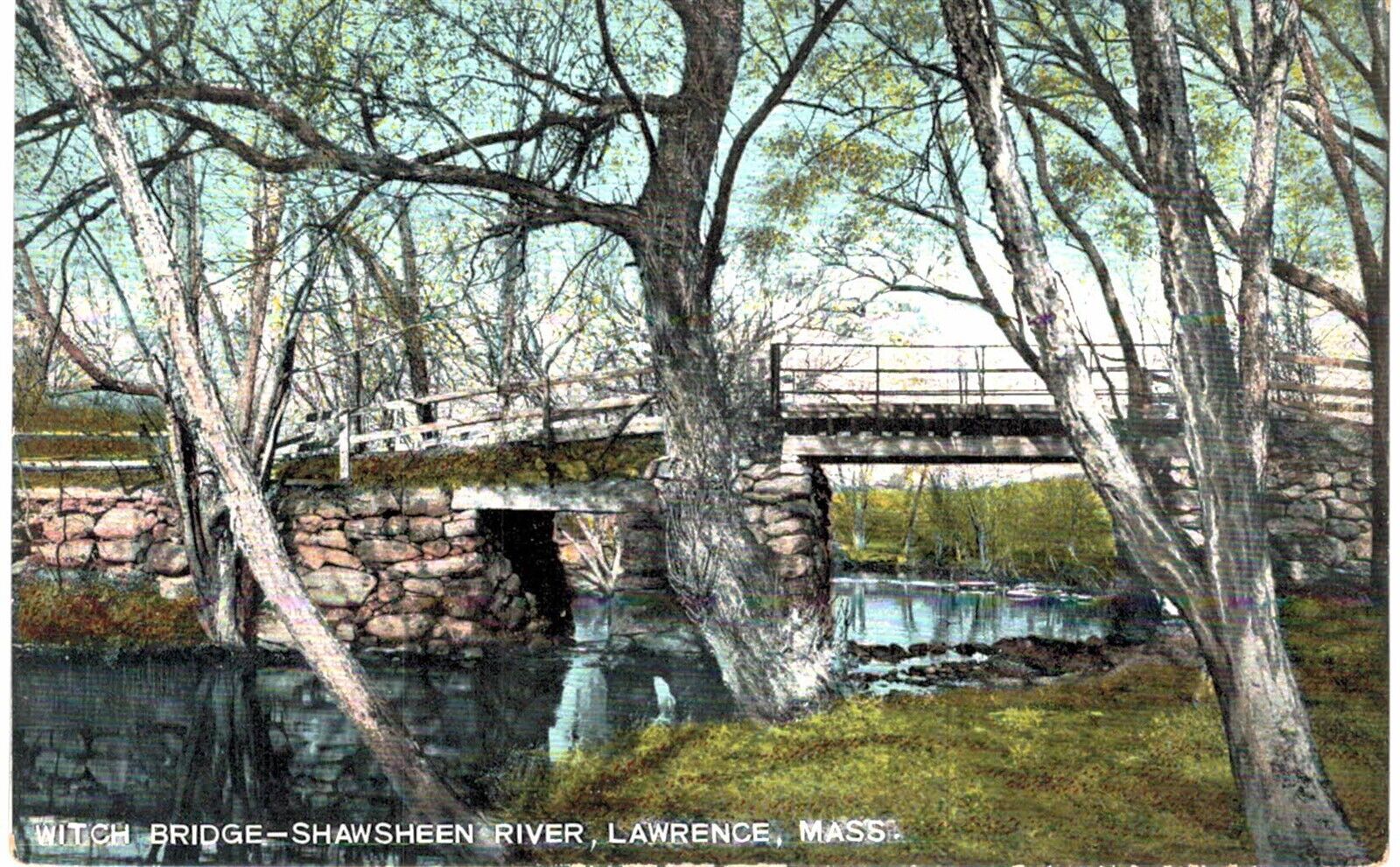 Lawrence Witch Bridge 1910 MA 