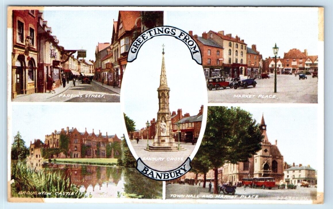 Greetings from BANBURY multiview UK Postcard