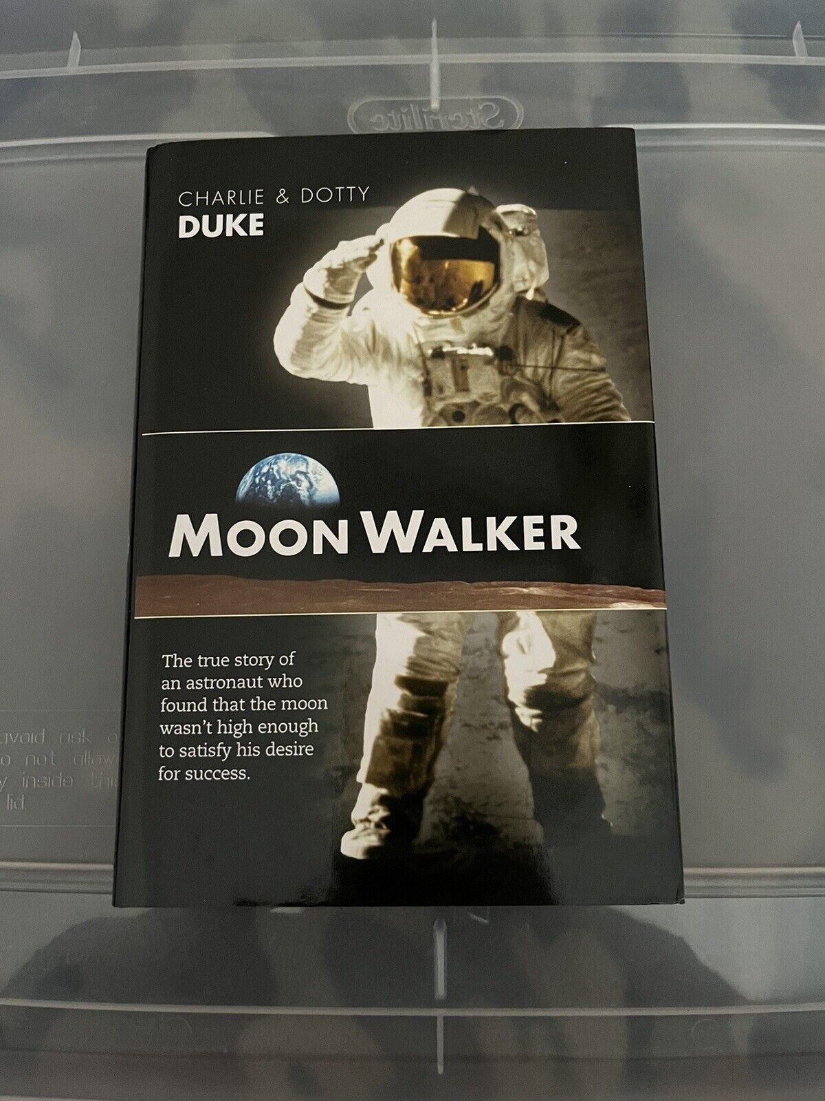 Charlie Duke NASA Apollo SIGNED Moonwalker Autograph Hardback