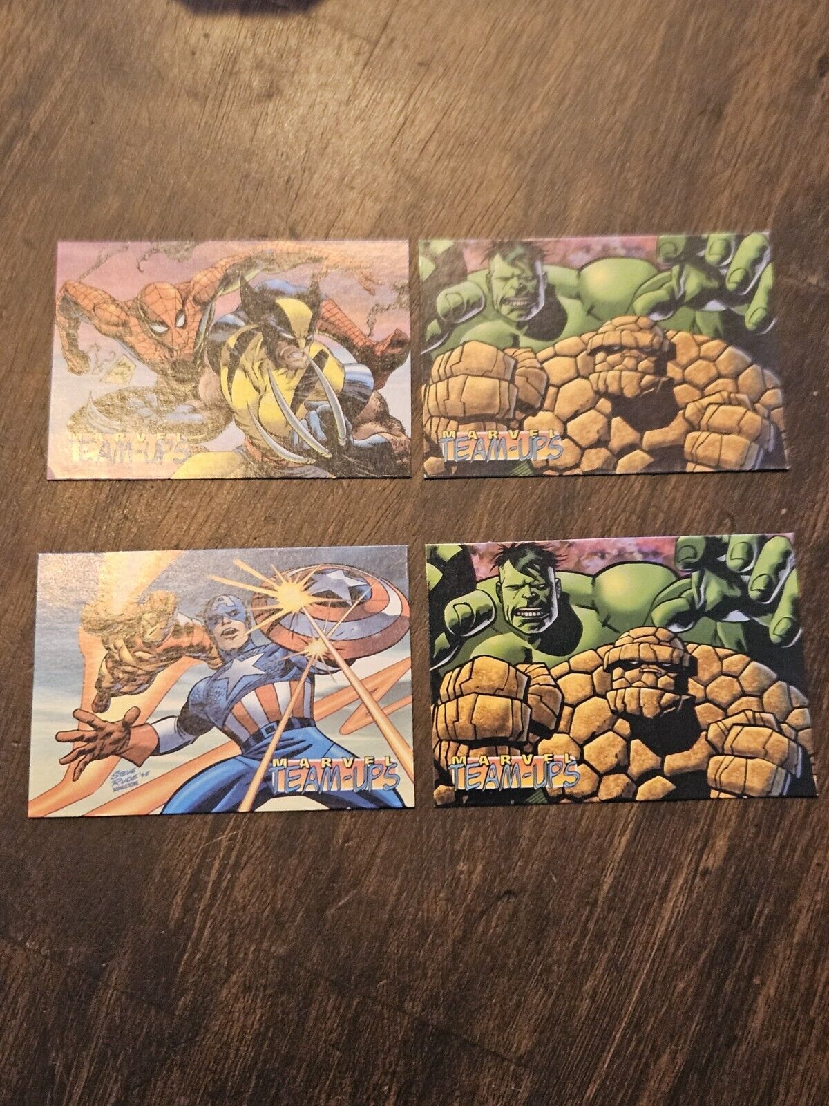 1995 Marvel Team-Ups Trading Cards Ziploc Exclusive Set Of 3 Wolverine Spiderman