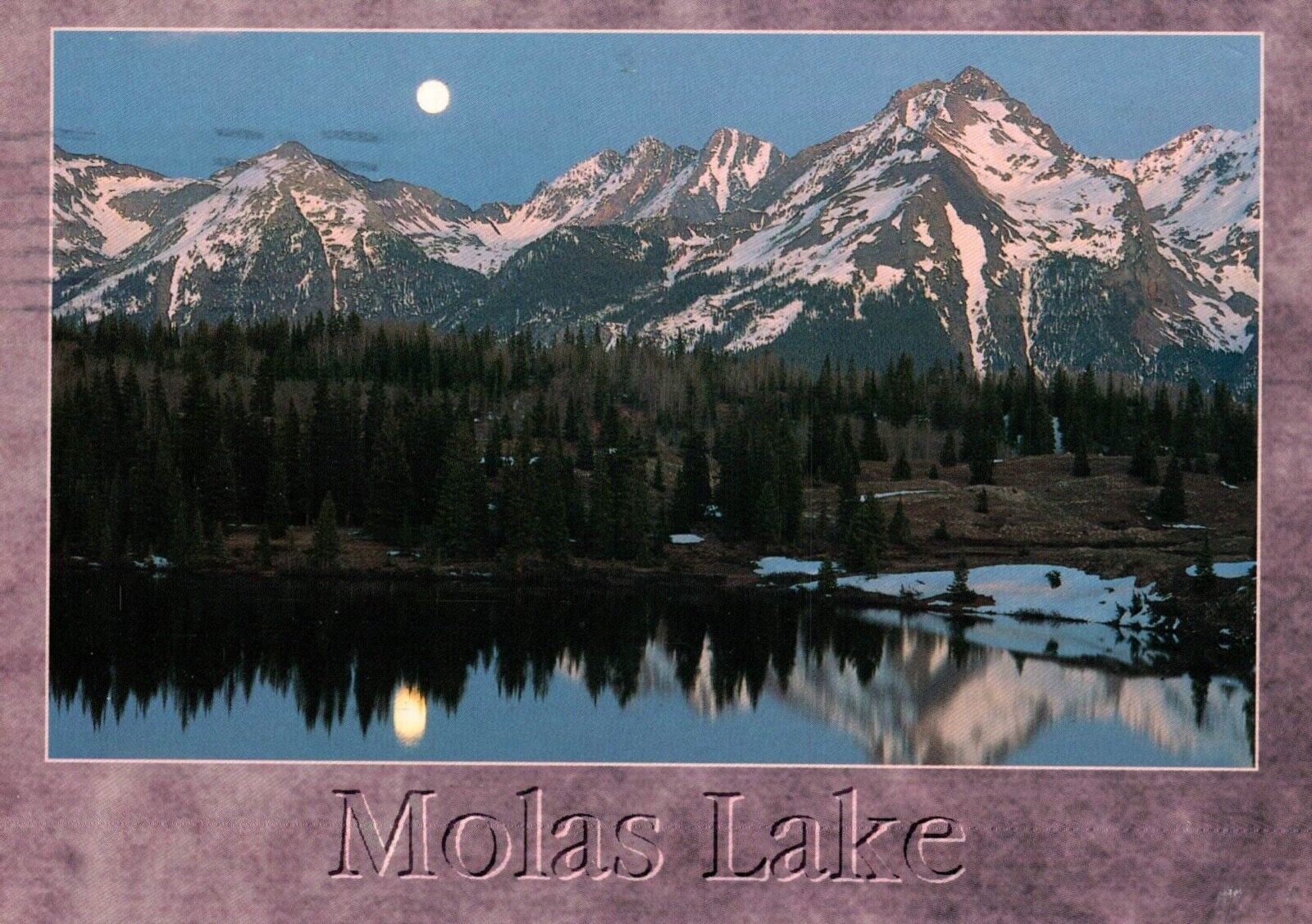 Postcard Molas Lake Colorado Posted 1995