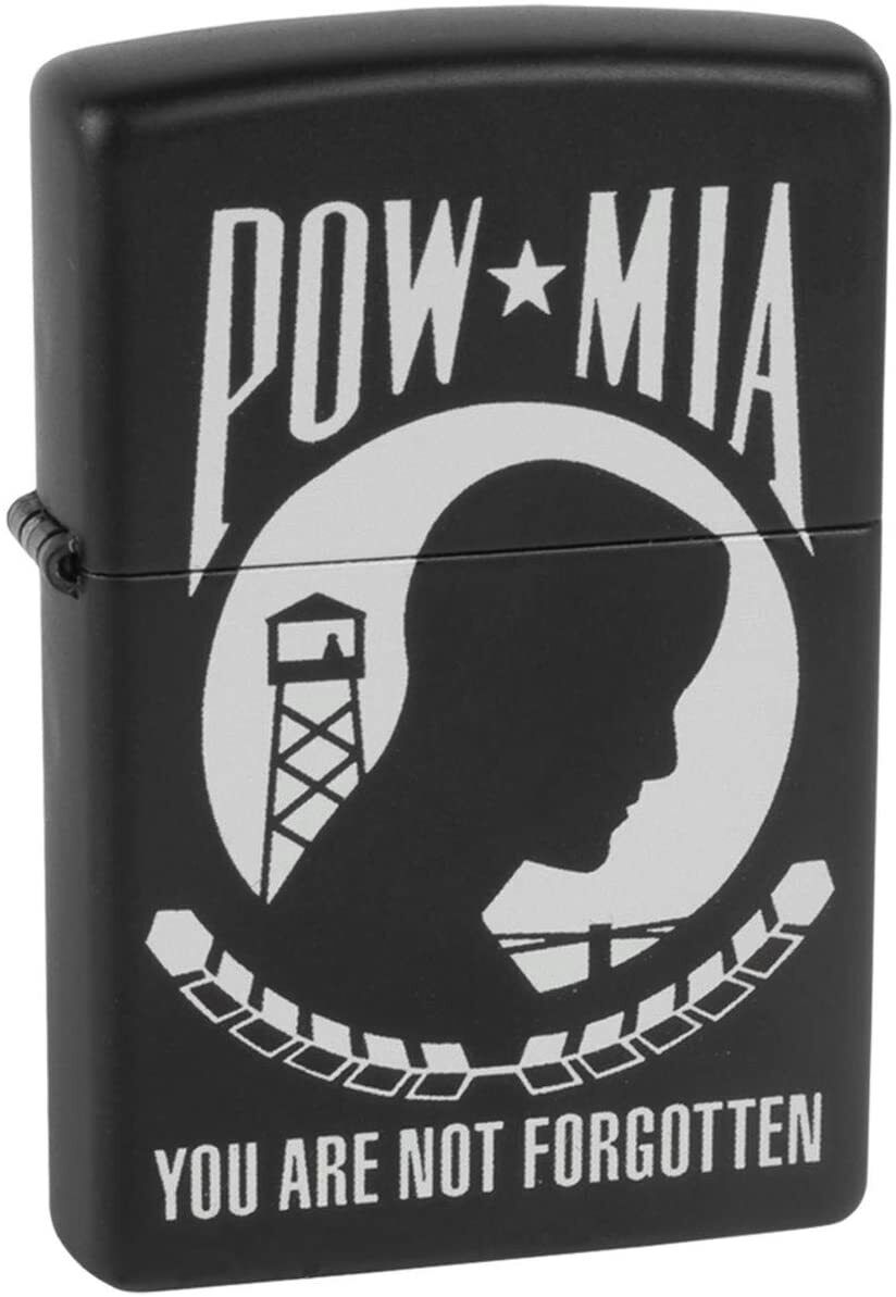 Zippo POW MIA, You Are Not Forgotten, Silhouette of a Prisoner, Guard Tower NEW