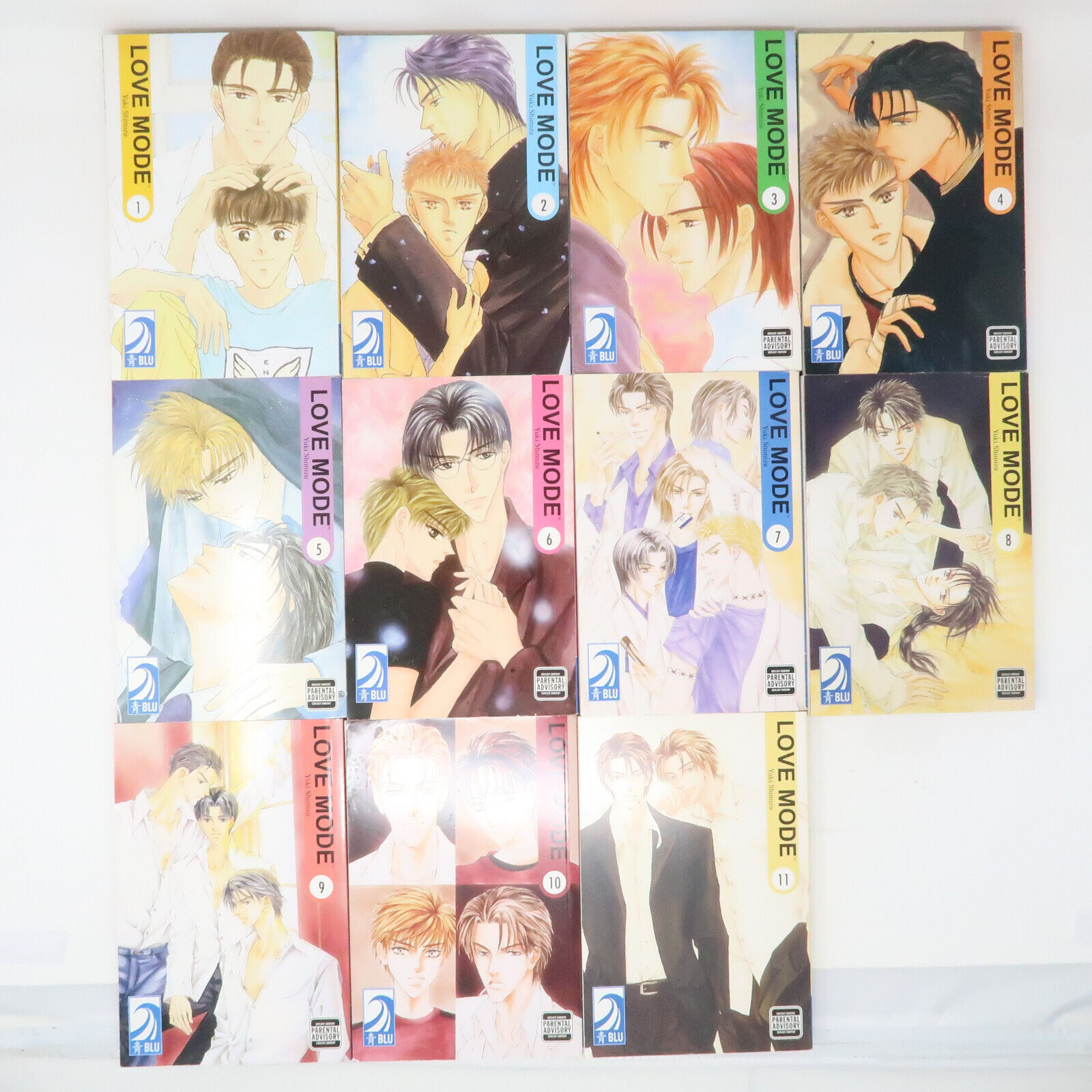 Love Mode Vol 1-11 Complete English Manga by Yuki Shimizu ***DAMAGED***