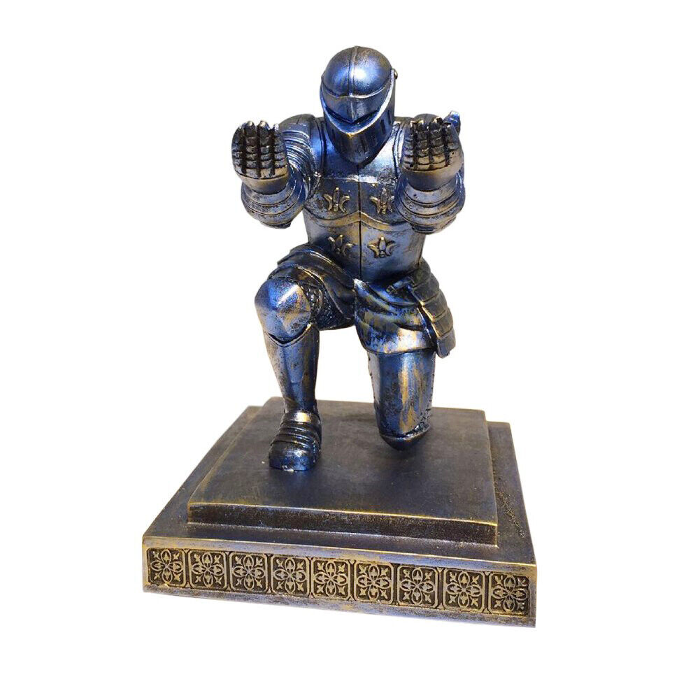 Executive Medieval Soldier Knight Pen Holder Stand Office Desk Decor Xmas Gift