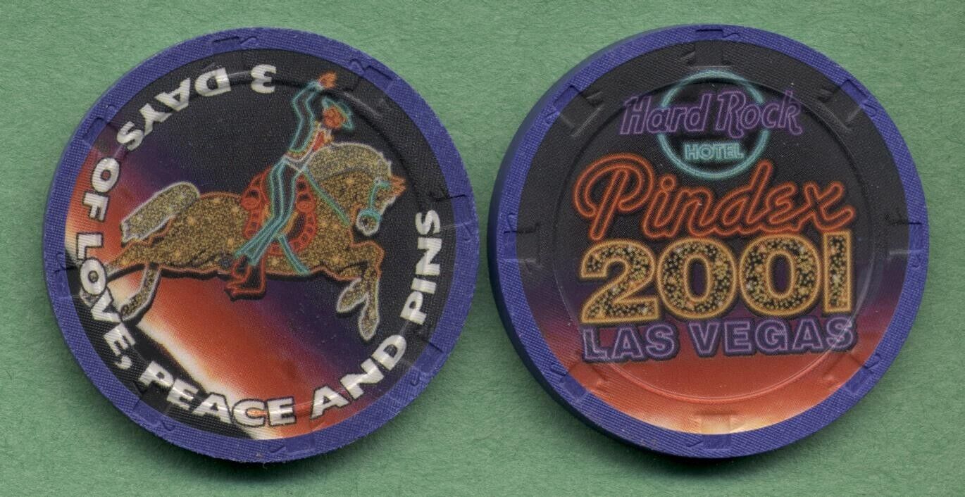 Hard Rock Hotel, Las Vegas 2001 Pindex convention blue chip.