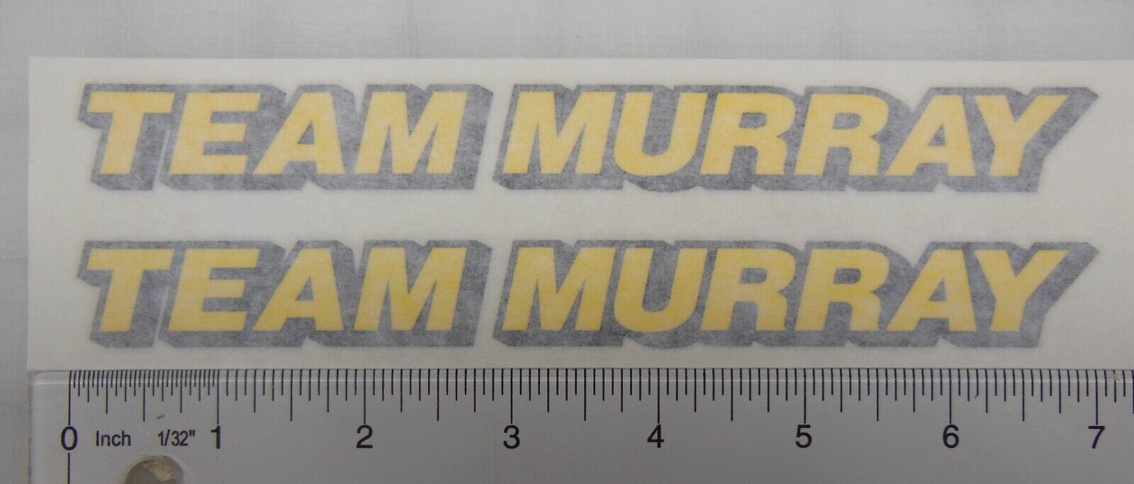 Team Murray BMX fork decals