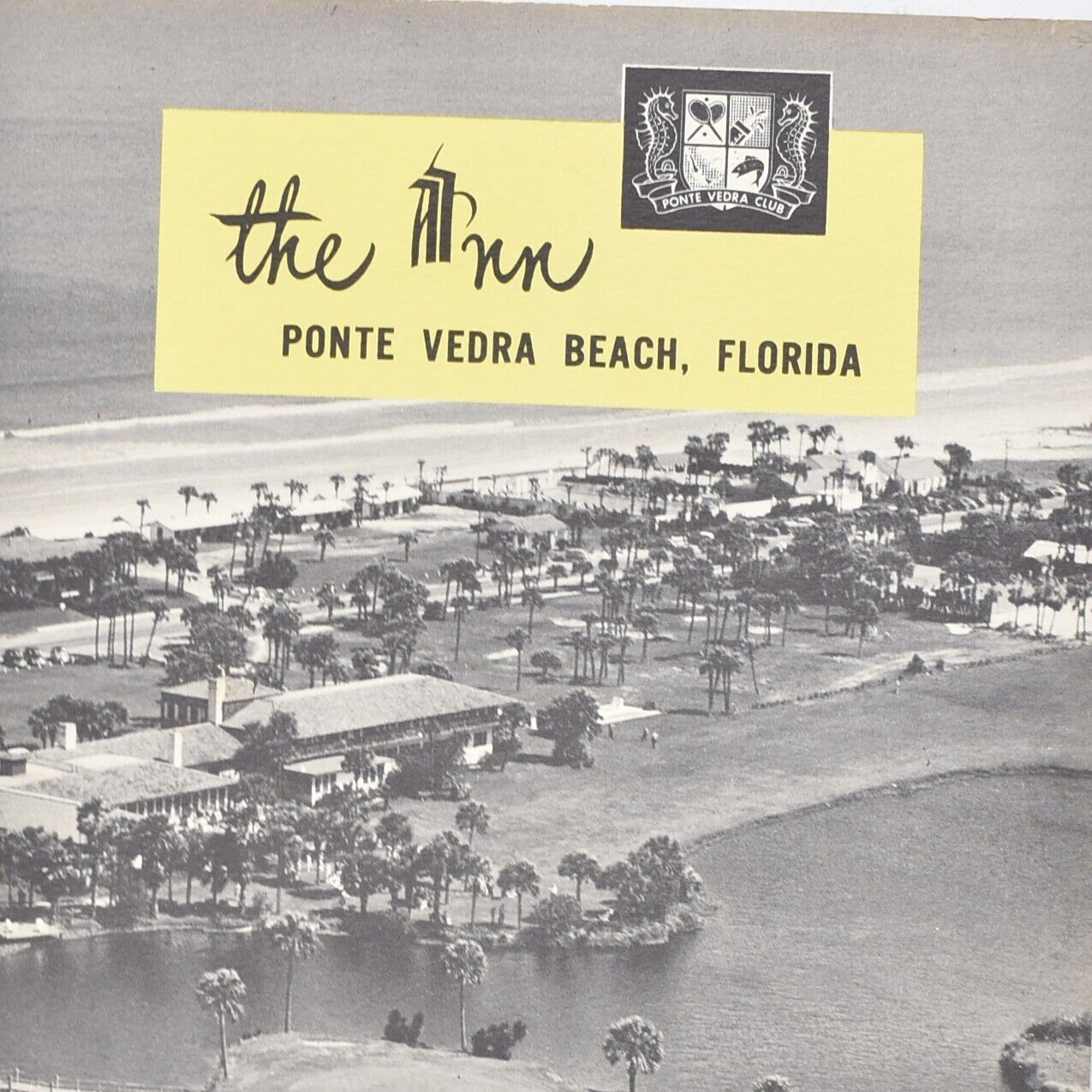 1950s The Inn Restaurant Menu Ponte Vedra Beach Boulevard Jacksonville Florida 1
