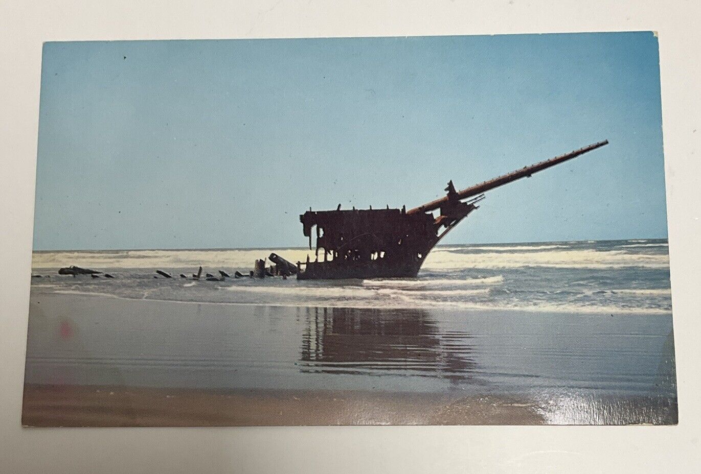 Postcard Wreck Of The Peter Iredale Oregon